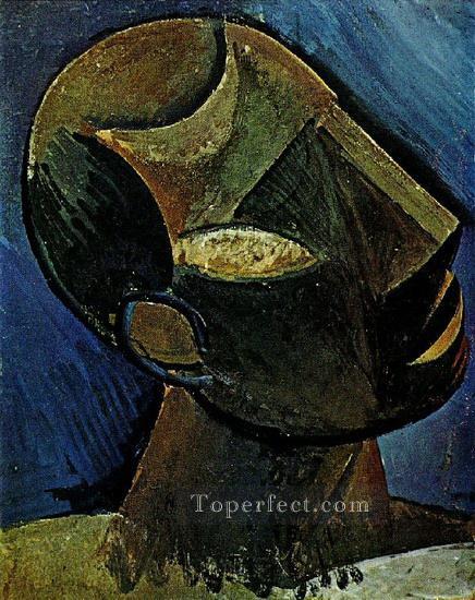 Head of a Man 1913 Pablo Picasso Oil Paintings